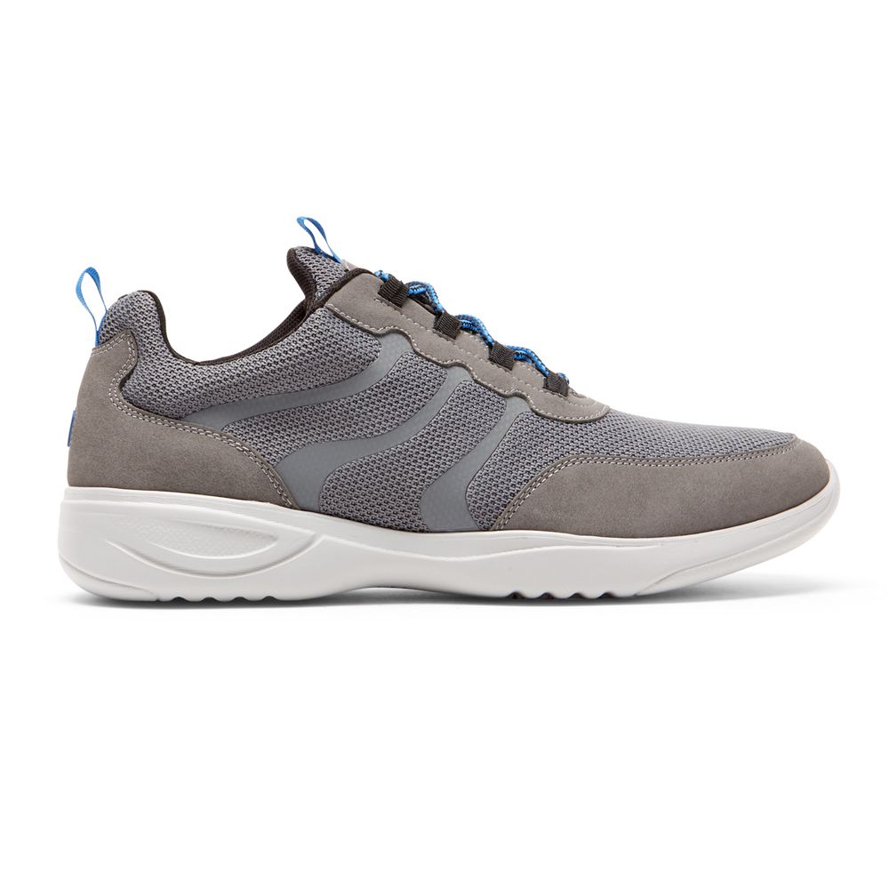 Sneakers Rockport Uomo - Metro Path Ghillie - Grigie - DEAZCXV-90